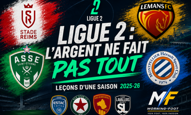 Ligue 2 : Valeur Effectif vs. Classement réel, des écarts délirants