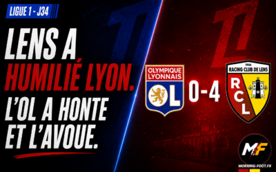 Lens a humilié Lyon. L&rsquo;OL a honte et l&rsquo;avoue