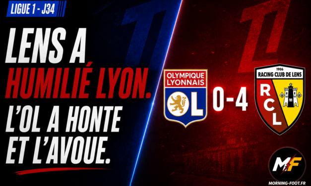 Lens a humilié Lyon. L&rsquo;OL a honte et l&rsquo;avoue