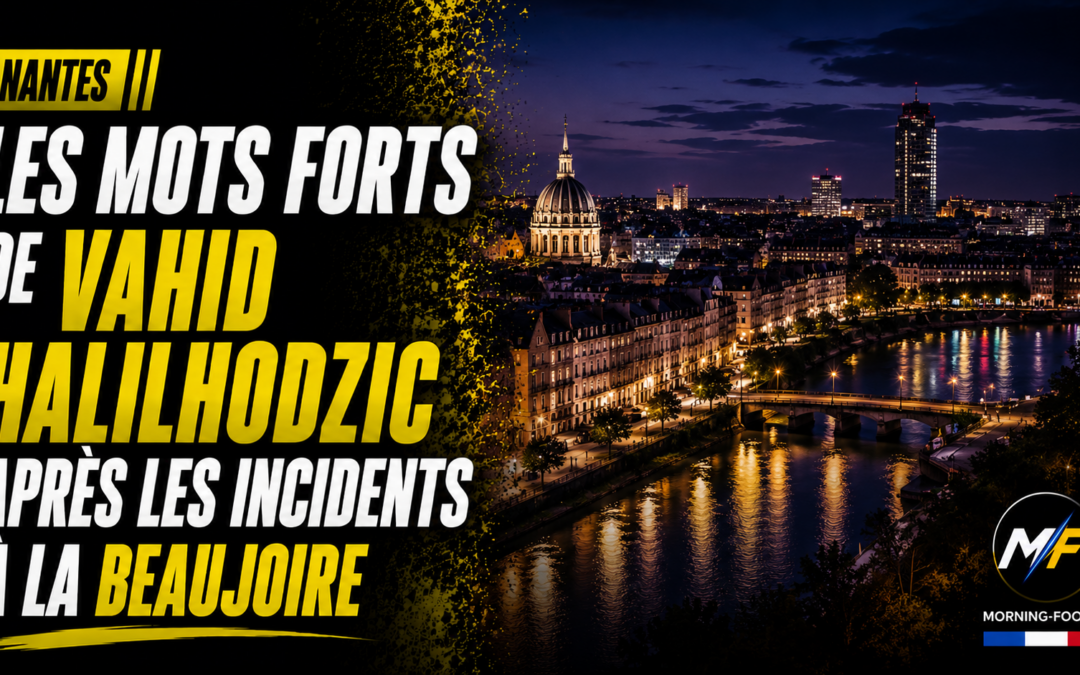 Nantes : Les mots forts de Vahid Halilhodzic après les incidents