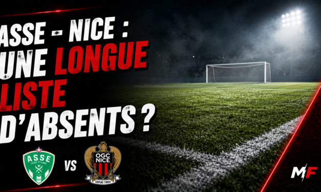 ASSE – Nice : La liste des absents est connue avant les barrages