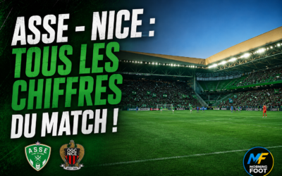 ASSE – Nice : Les stats étonnantes d’un match sous haute tension !