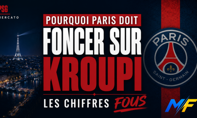 Le PSG fonce sur Kroupi, ses chiffres sont fous