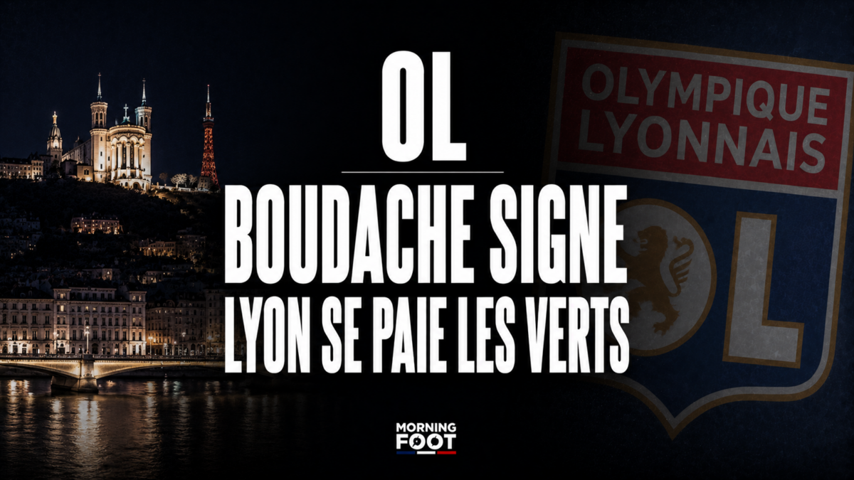 OL Boudache signe Lyon se paie les Verts ASSE