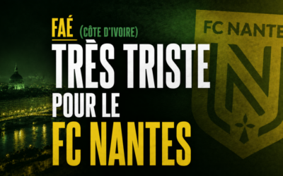 Emerse Faé, formé à Nantes, très triste pour le FC Nantes