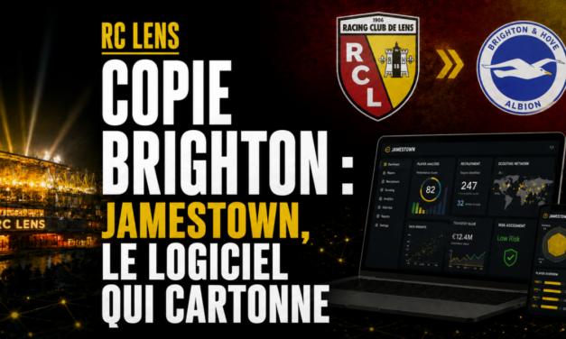 RC Lens copie Brighton : Jamestown, le logiciel secret qui change tout pour les Lensois