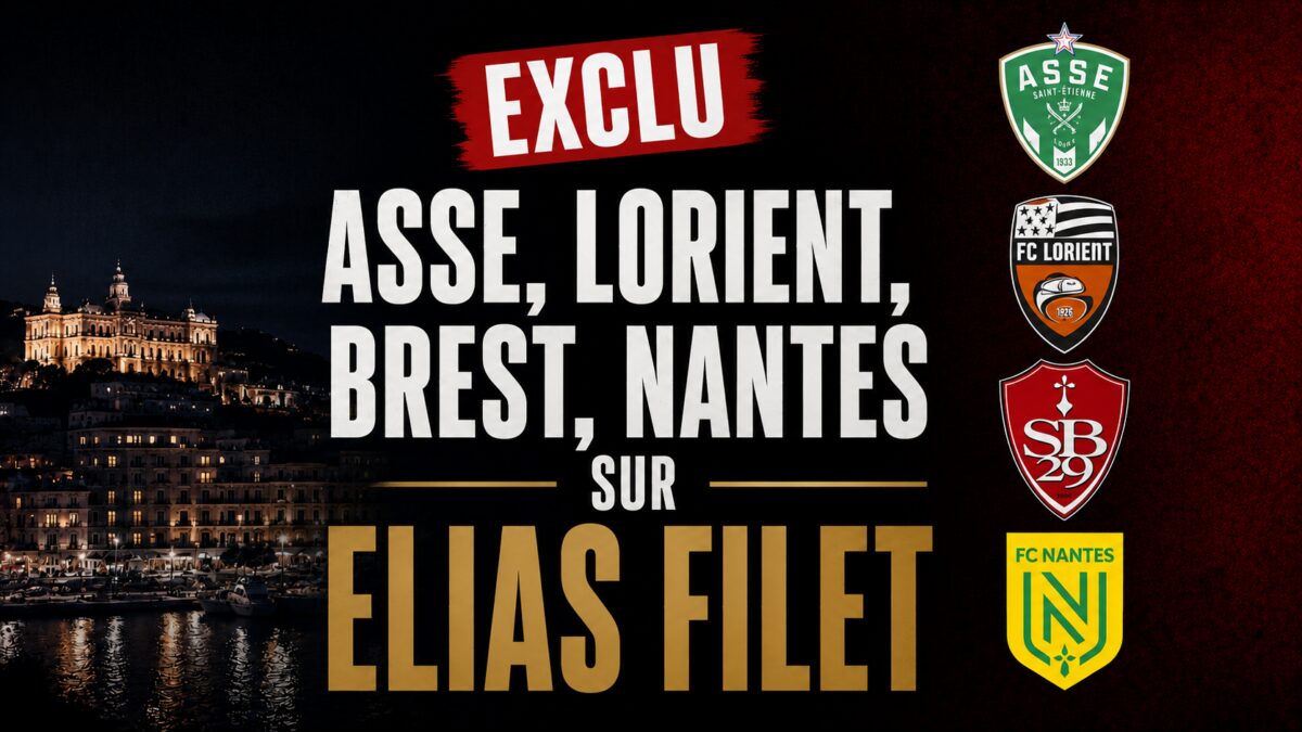 Exclu ASSE, Lorient, Brest, Nantes sur Elias FIlet