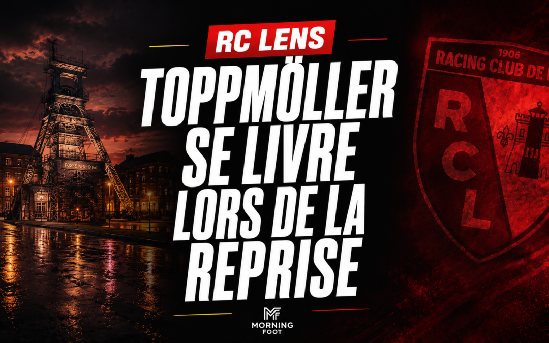 RC Lens : Confiant, Dino Toppmöller se livre lors de la reprise