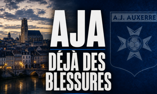 AJA : Déjà des blessures et de longues absences pour Auxerre