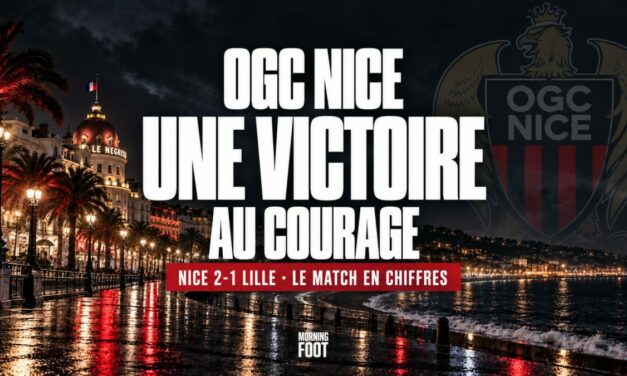 OGC Nice : les chiffres encourageants d’une victoire au courage