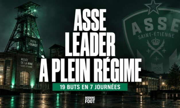 ASSE : Saint-Étienne leader à plein régime, le bilan impressionant des Verts
