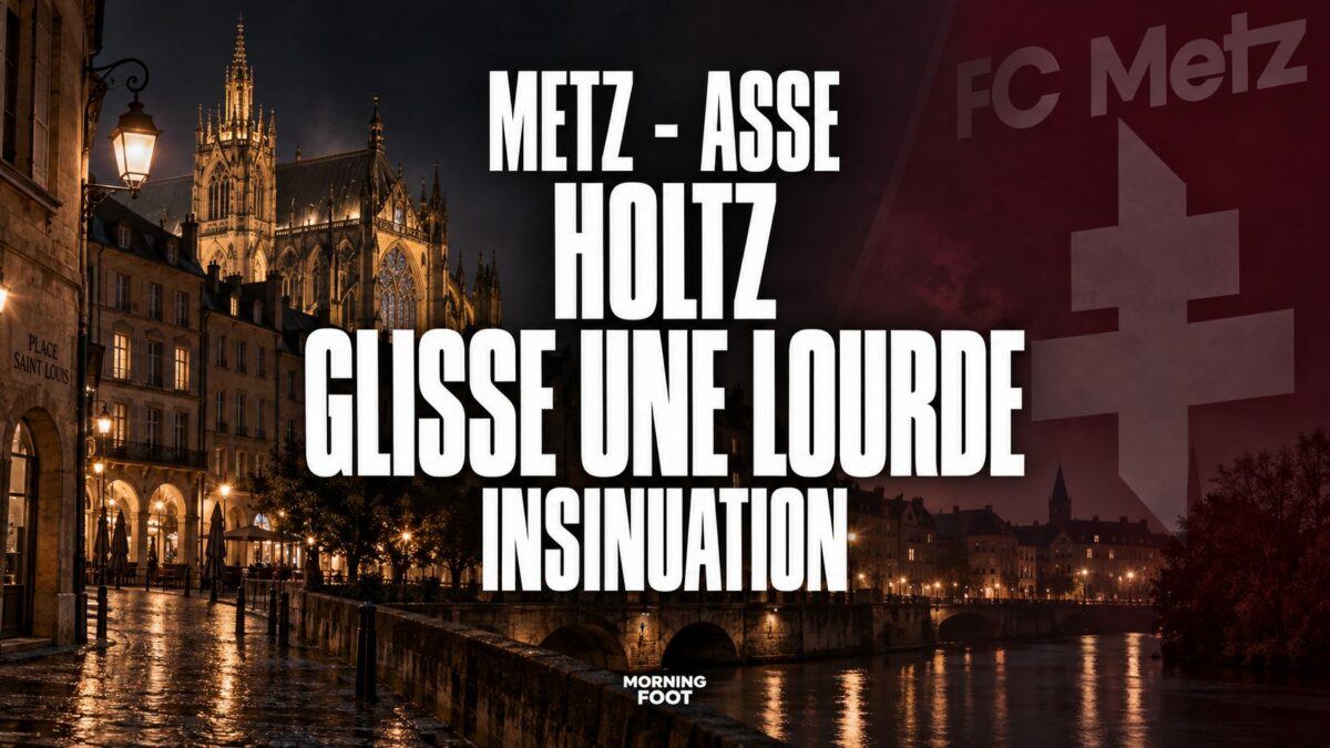 METZ - ASSE HOLTZ\ GLISSE UNE LOURDE\ INSINUATION
