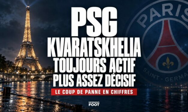 PSG : Kvaratskhelia, le coup de la panne confirmée par les chiffres